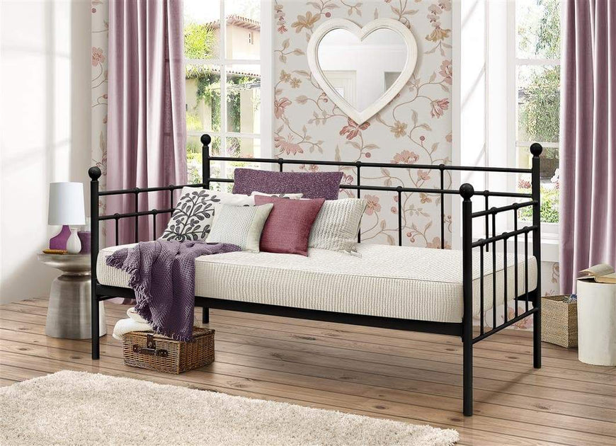 Steel trundle bed deals