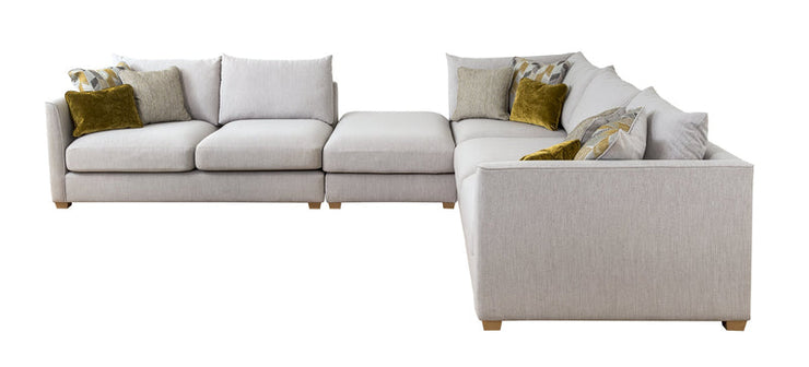 Carter 2 Seater Left Or Right Hand Facing Corner Group with Footstool