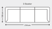 Torino 3 Seater Sofa