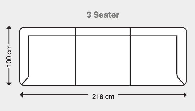 Torino 3 Seater Sofa