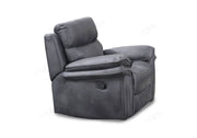 Annaghmore Richmond Charcoal Grey Fabric Recliner Armchair