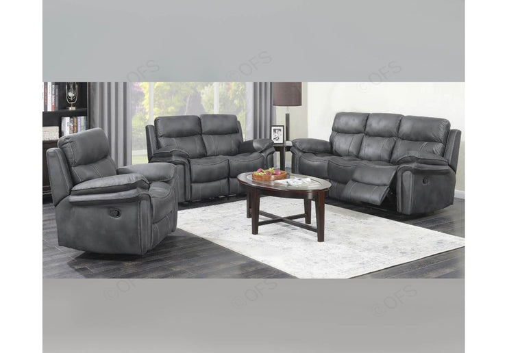 Annaghmore Richmond Charcoal Grey Fabric Recliner 3+2 Sofa Suite