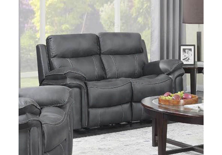 Annaghmore Richmond Charcoal Grey Fabric Recliner 2 Seater Sofa