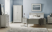 Maine 2 Door Combination Wardrobe - Dove Grey