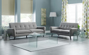 Monza 3 Seater Sofa - Mid-Grey Linen