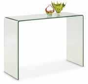 Amalfi Bent Glass Console Table