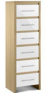 Stockholm 6 Drawer Narrow Chest Of Drawers