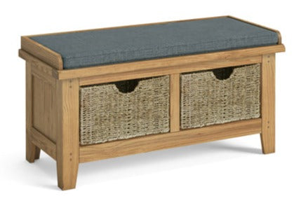 Corndell Burford Hallway Bench with Basket