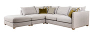 Carter 2 by 1 Seater and Footstool Right Hand Facing Corner Group