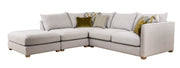 Carter 2 by 1 Seater and Footstool Left Hand Facing Corner Group