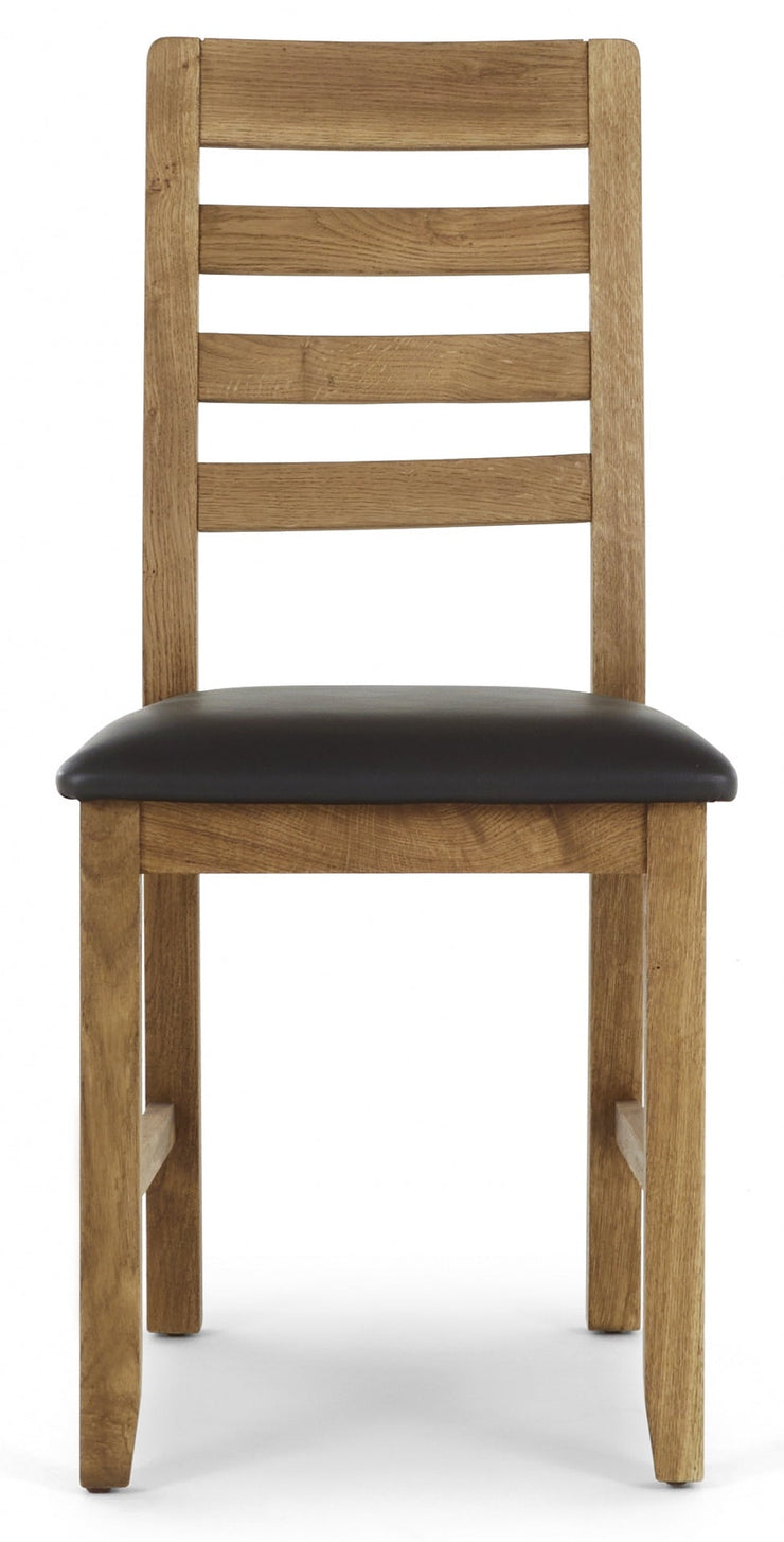 Corndell Victoria Dining Chair - Brown PU (Single Chair)