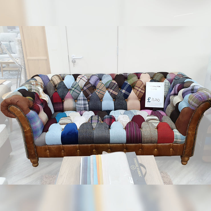 Patchwork Chesterfield Sofa