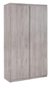 Jupiter 2 Door Wardrobe - Grey Oak