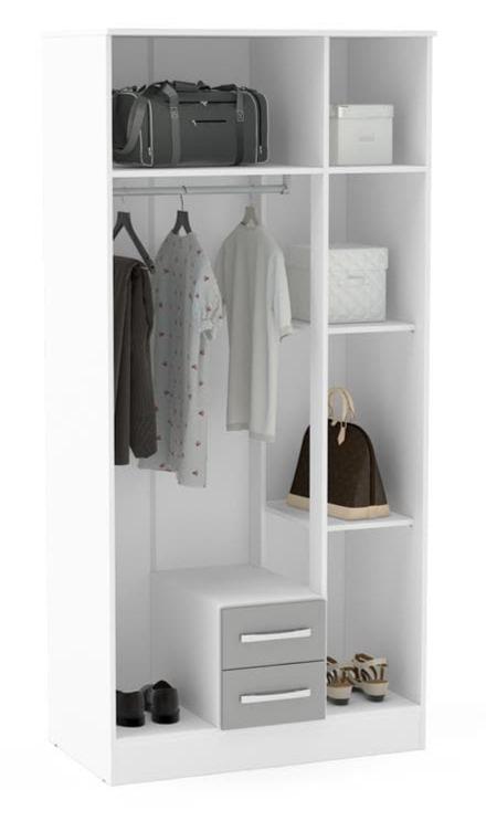 Lynx 3 Door 2 Drawer Wardrobe with Mirror