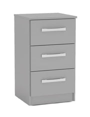 Lynx 3 Drawer Bedside Table