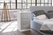 Lynx 3 Drawer Bedside Table