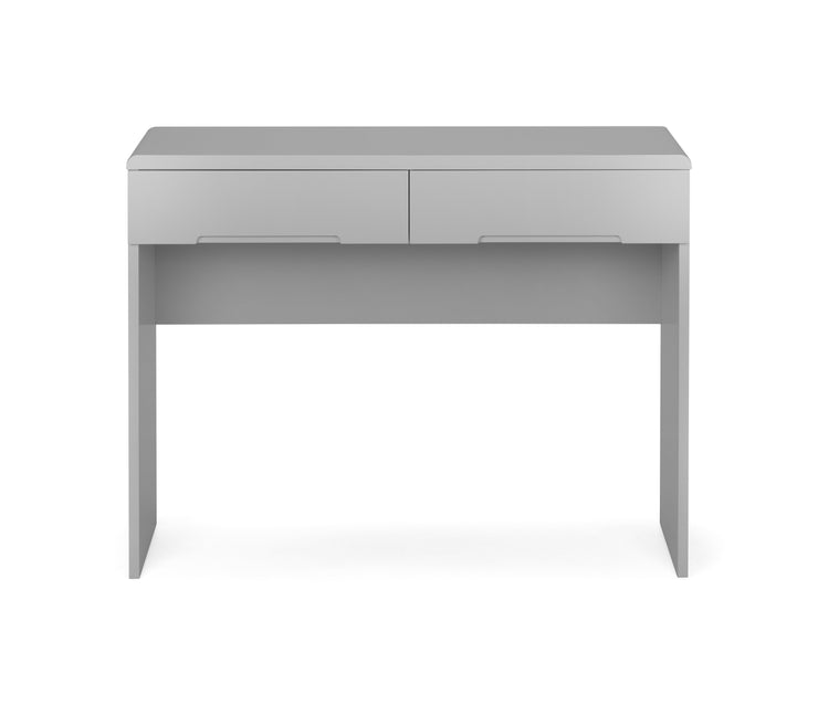 Manhattan Dressing Table with 2 Drawers - Grey