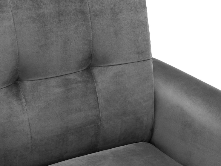 Monza Chair - Grey Velvet