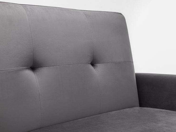 Monza Sofabed - Grey Velvet