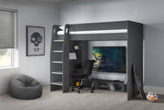 Nebula Gaming Bed with Desk - Anthracite