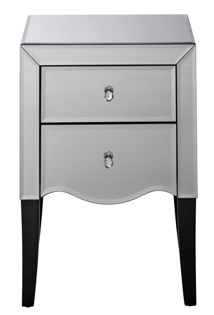 Palermo 2 Drawer Bedside Table