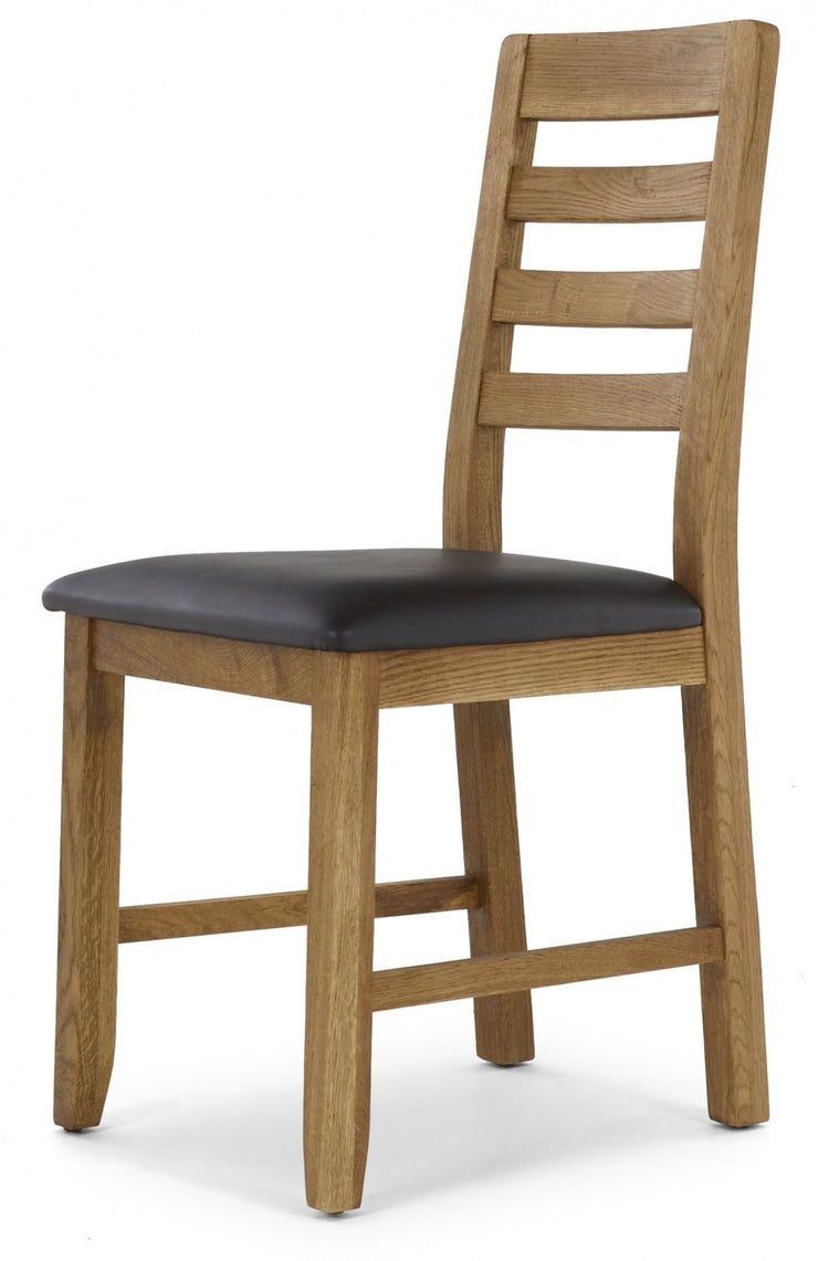 Corndell Victoria Dining Chair - Brown PU (Single Chair)