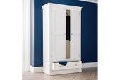 Clermont 2 Door 1 Drawer Wardrobe