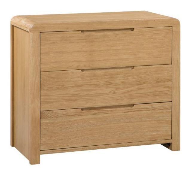 Curve 3 Drawer Chest Of Drawers