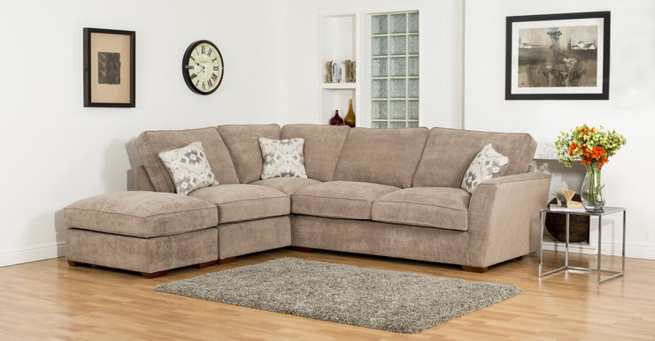 Fantasia 2 by 1 Seater with Footstool Left/Right Hand Facing Standard Back Corner Group