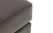 Hayward Velvet Ottoman