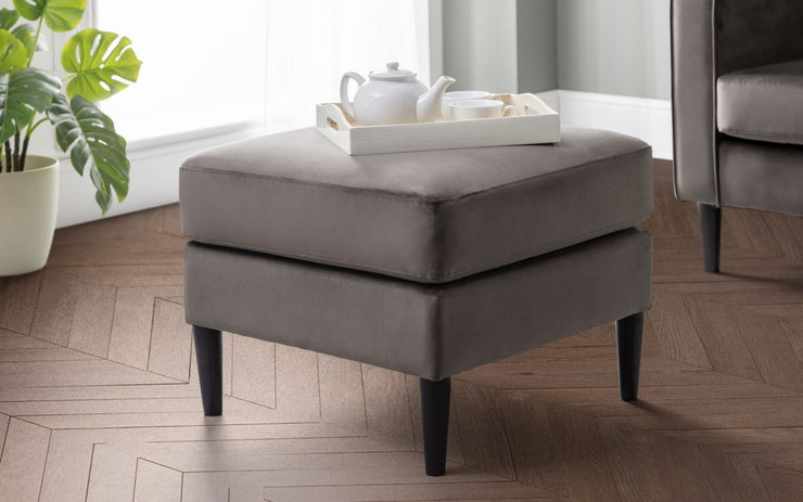 Hayward Velvet Ottoman