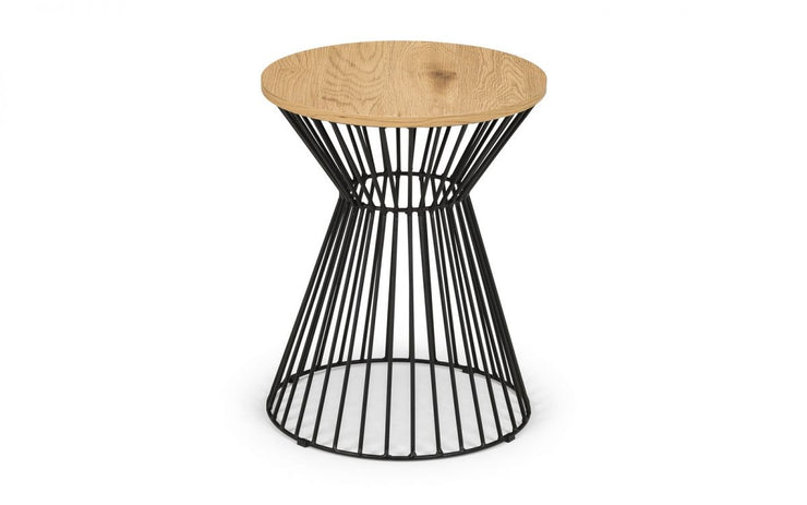 Jersey Round Wire Lamp Table - Various Colours