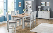 Richmond Extending Dining Table - Elephant Grey